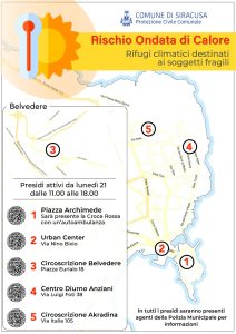 ondata calore rifugi