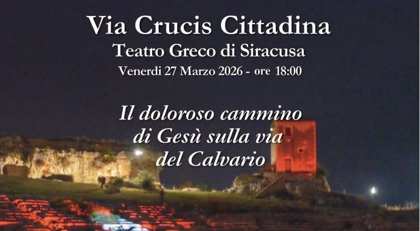 locandina via crucis cittadina Immagine di locandina via crucis cittadina